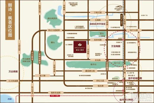 朗诗枫荟位置图