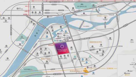 华景川云萃天和城位置图