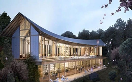 朗诗溪涧雅庐实景图