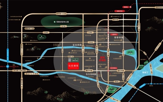 辰春澜城位置图