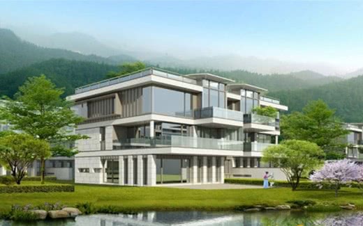 新湖•金色池塘效果图