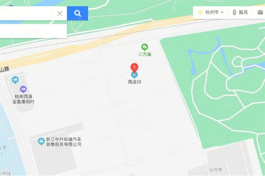 西溪印位置图