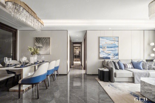 龙大悦江府样板间