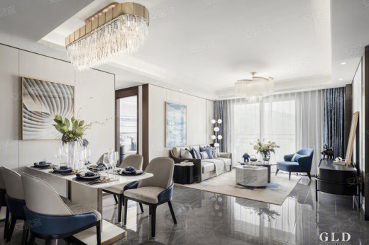 龙大悦江府样板间