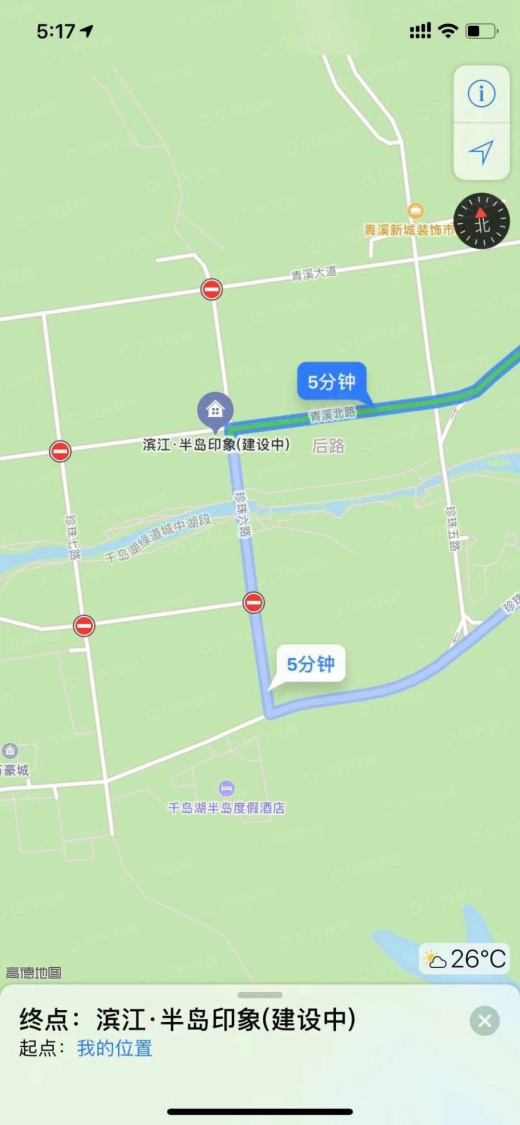 滨江半岛印象位置图