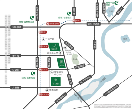 绿城江上臻园位置图