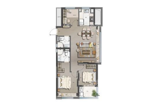 杭辰星万里户型图