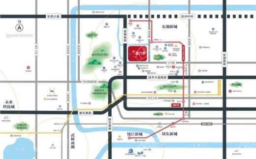 杭辰星万里交通图