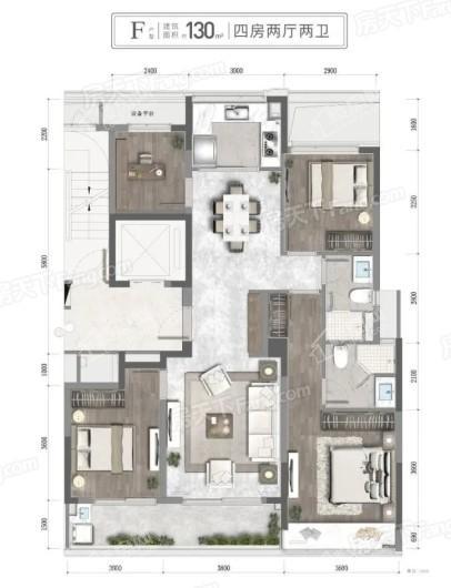 绿城合景春来晓园户型图