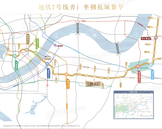 保利欣品华庭交通图