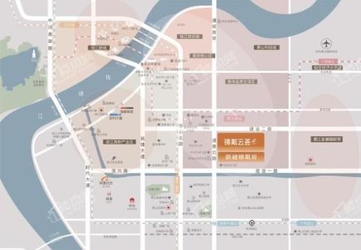 新希望华发锦粼云荟交通图
