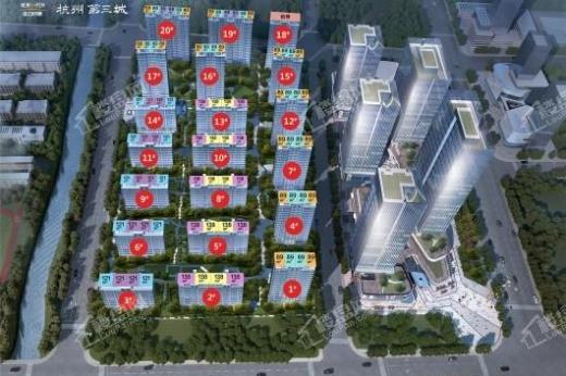 曲江新鸥鹏杭州第三城效果图