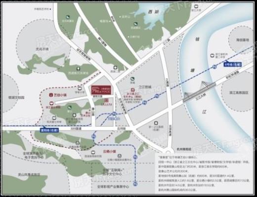 镜象西湖交通图