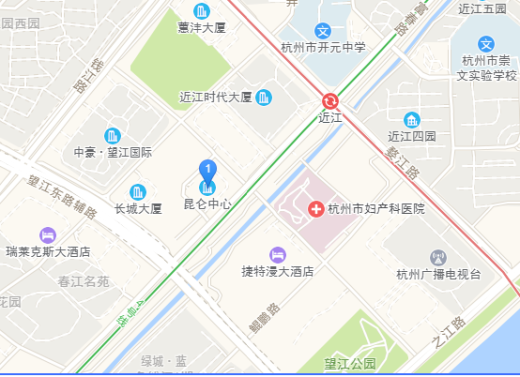 昆仑中心位置图