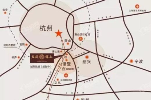 天成锦上交通图