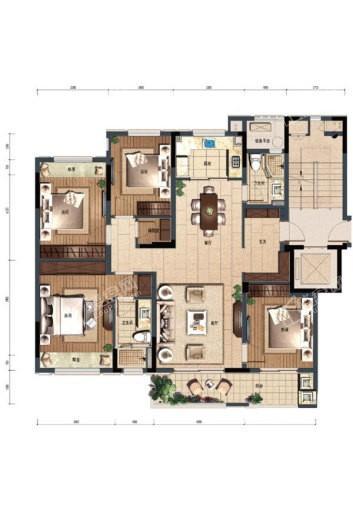 万科坤和玉泉（二期：香樟洋房）户型图