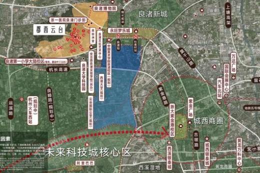 万科郡西云台交通图