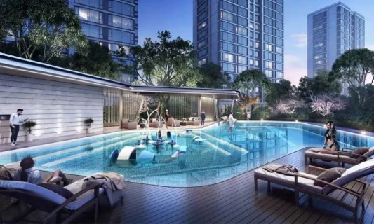 中天汀洲印月效果图