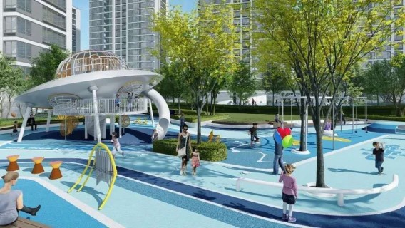 中天汀洲印月效果图