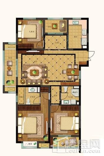 中铁九逸户型图