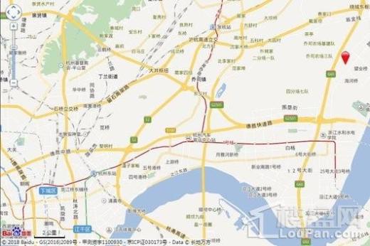 中天钱塘玥交通图