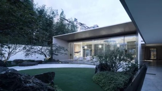 凤起潮鸣实景图