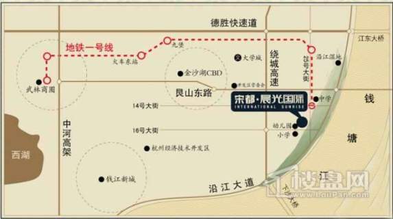 宋都·晨光国际交通图