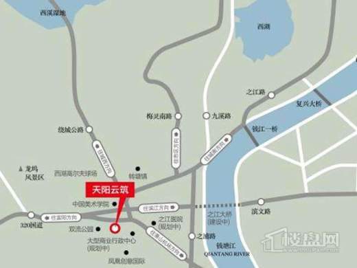 天阳·云筑交通图