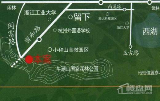 绿野·春天叠翠谷交通图