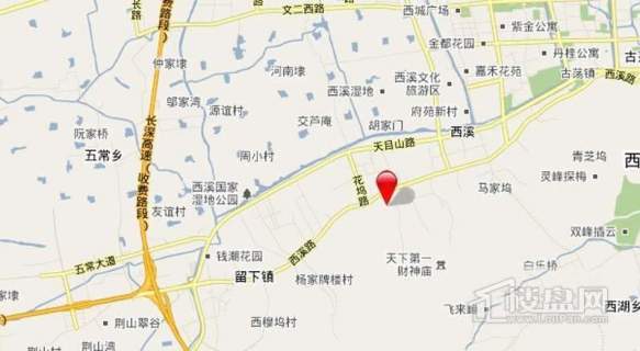 西溪龙御交通图