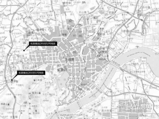 绿城集团52号地块交通图