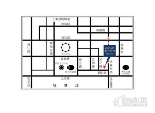 东方君悦交通图