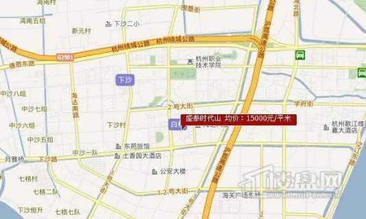 盛泰·时代山交通图