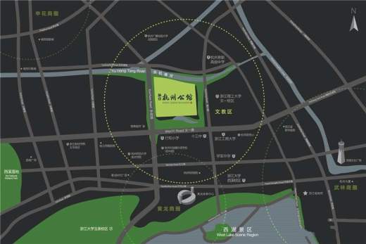 融信杭州公馆位置图