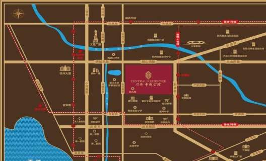 保利中央公馆位置图