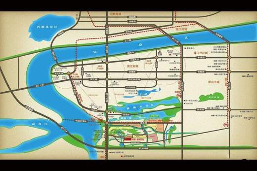 绿都金域东方位置图