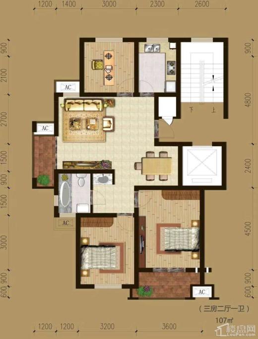 中冠名城效果图