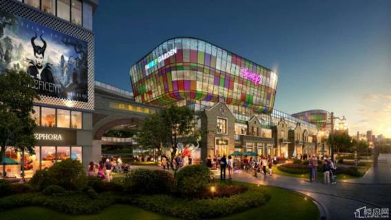 七彩小镇效果图